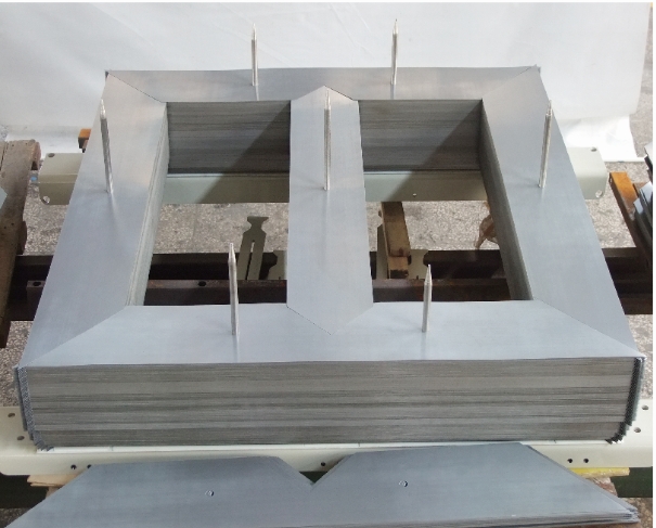 Laminierungsprozess f&uuml;r Transformatorkerne